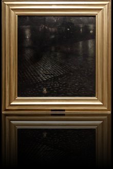 Cab in the Rain (Cab at Night; Warsaw Cab at Night; Mud; Rain) 