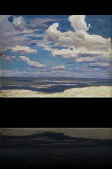 Cloud over the Dnieper River