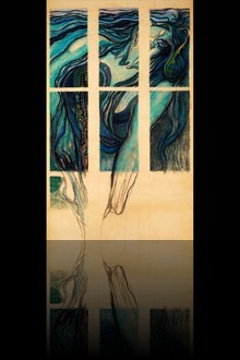 Wanda. Design of the stained glass window for the Krakow cathedral