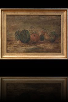 Still Life with a Watermelon and Grapes